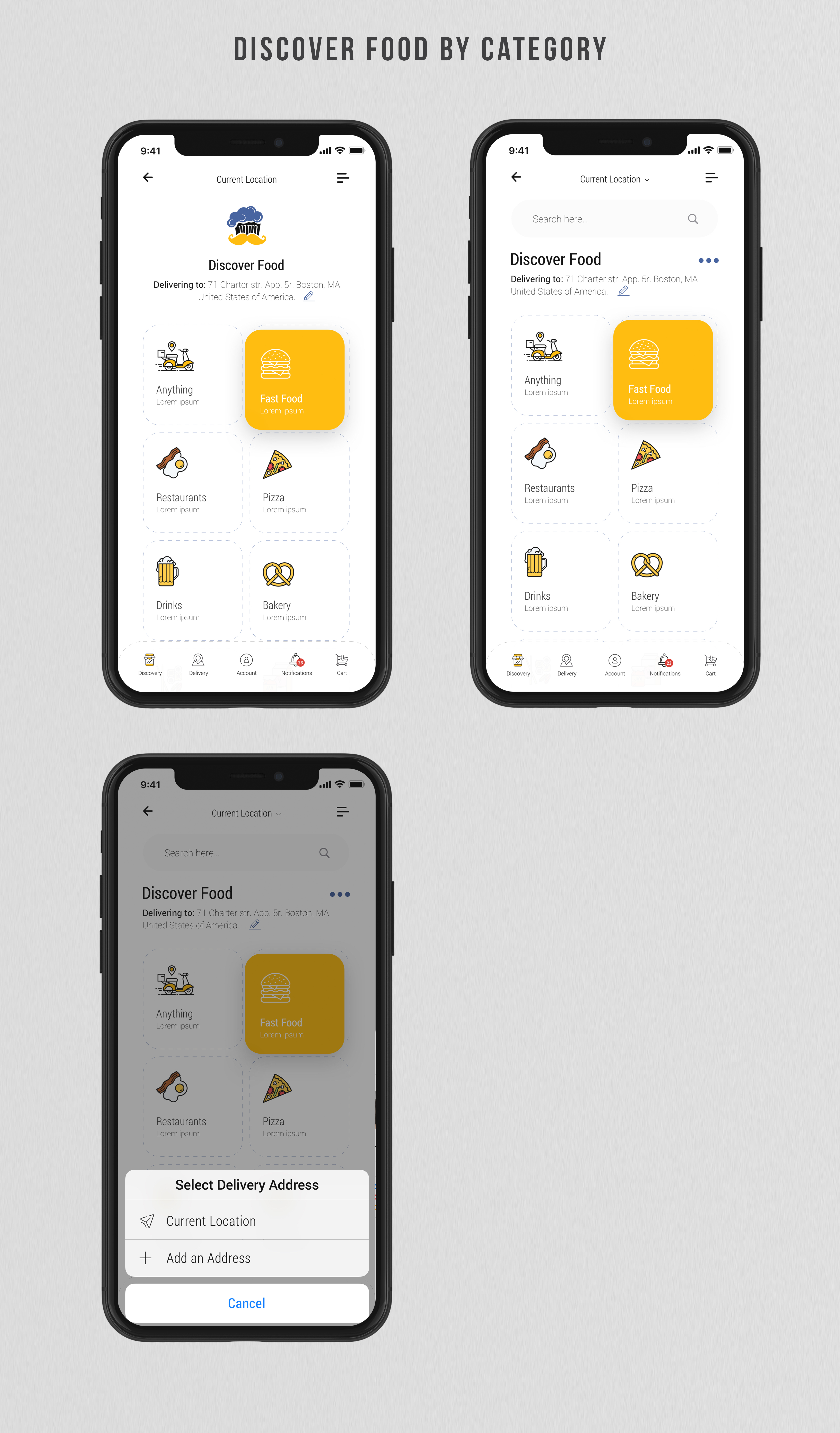 Dobule - Food Delivery UI Kit for Mobile App - 15