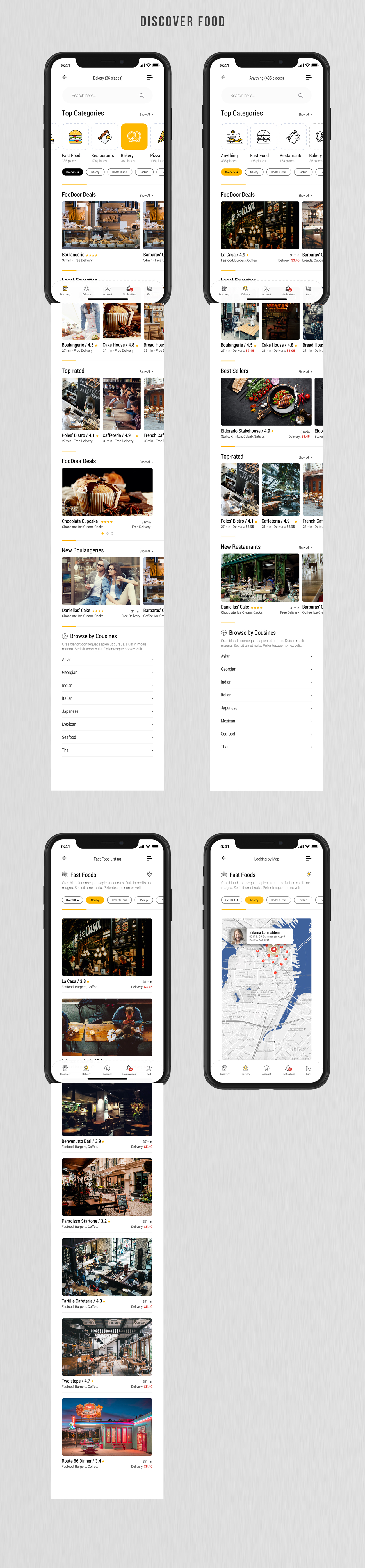 Dobule - Food Delivery UI Kit for Mobile App - 16