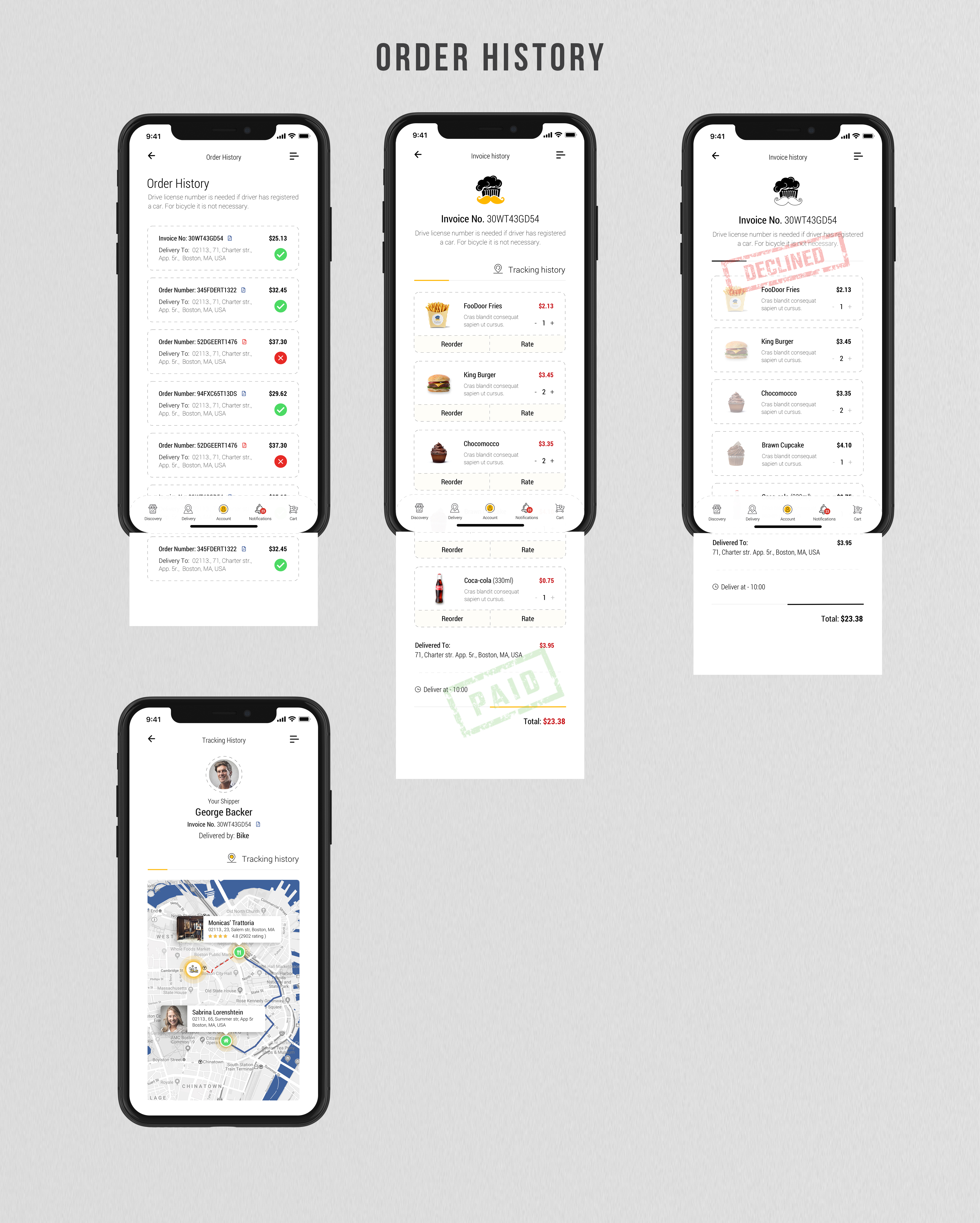 Dobule - Food Delivery UI Kit for Mobile App - 12