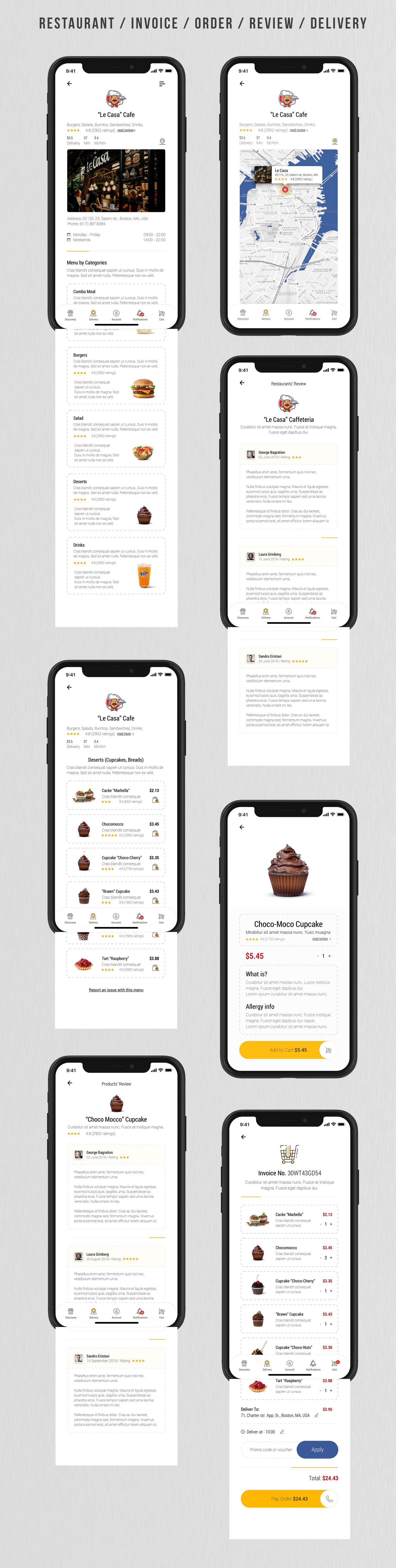 Dobule - Food Delivery UI Kit for Mobile App - 17