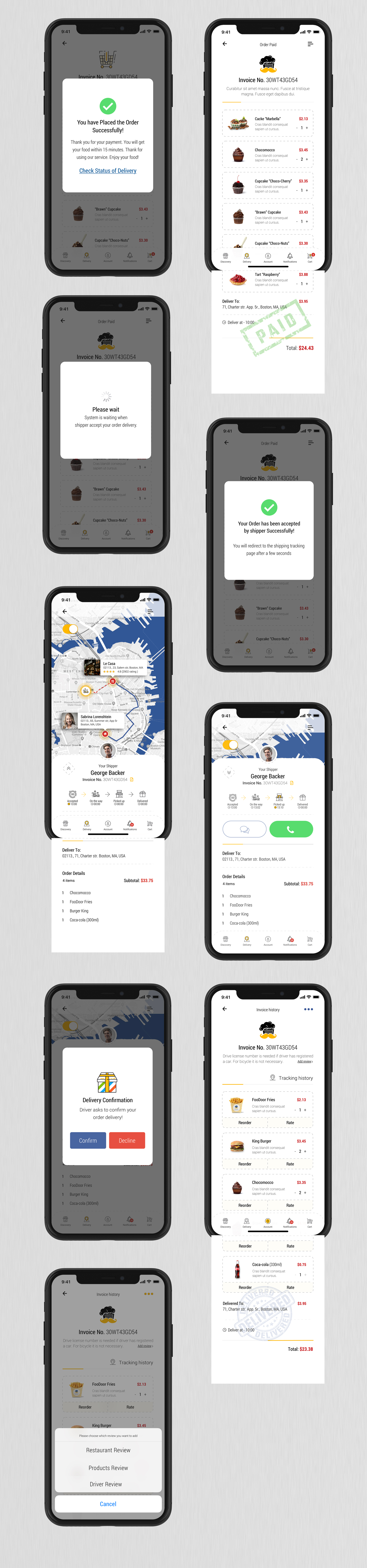 Dobule - Food Delivery UI Kit for Mobile App - 18